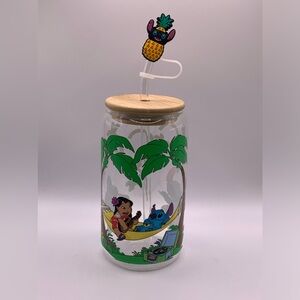 Glass cup Tumbler 16oz